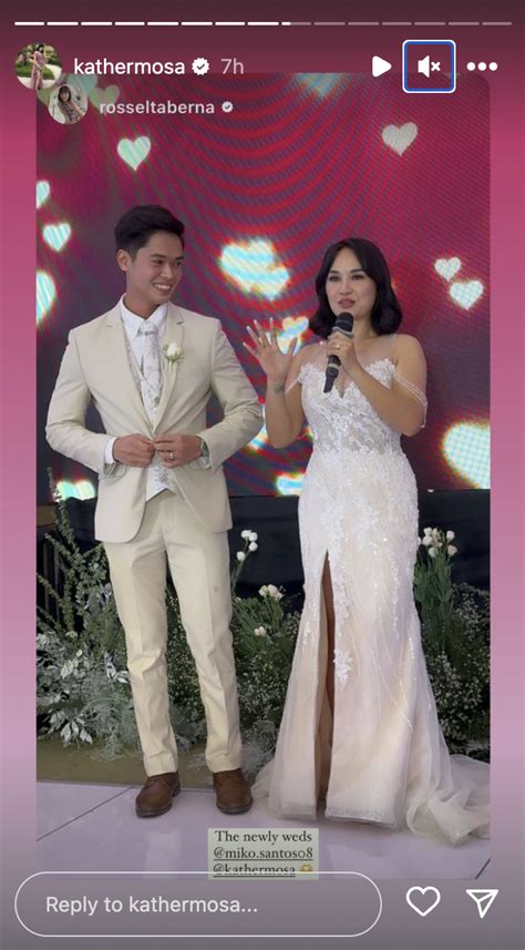 LOOK: Kathleen Hermosa gets married to non.
